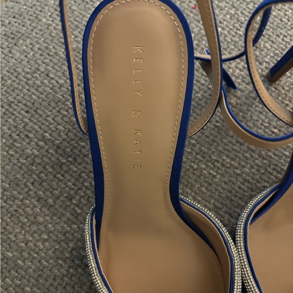 Kelly & Katie Blaken Satin Rhinestone Heels – Size 9.5 - Picture 6 of 8